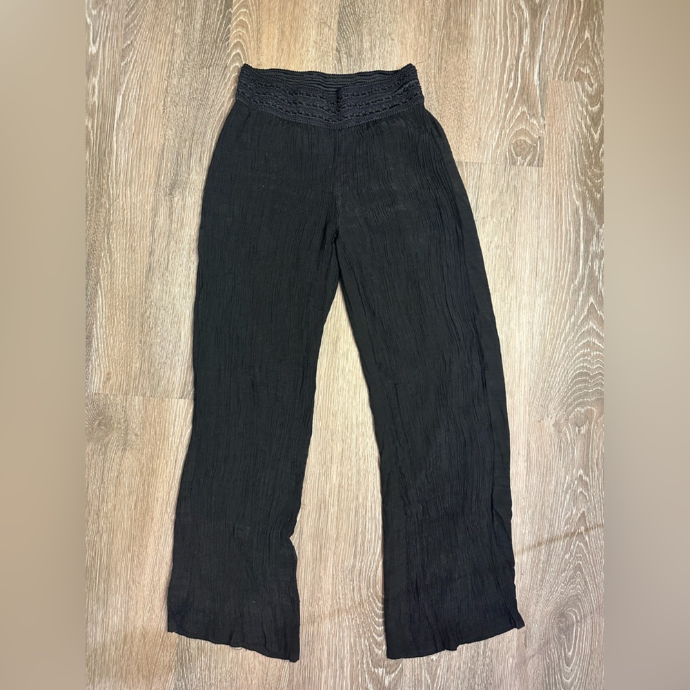Flowy Black New Directions Pant